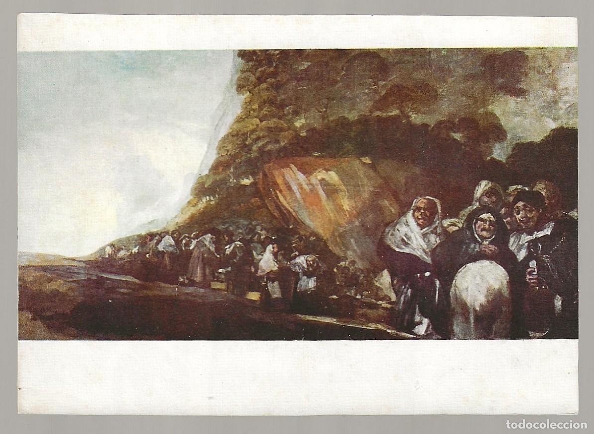 Postales: 2 POSTALES - ROMER&Iacute;A DE SAN ISIDRO - GOYA - MUSEO DEL PRADO - MADRID - SIN CIRCULAR