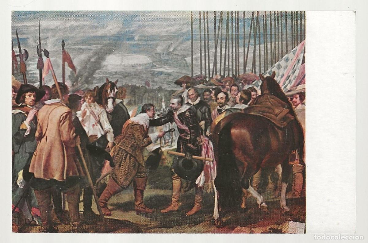 Postales: POSTAL - LA RENDICI&Oacute;N DE BREDA - VEL&Aacute;ZQUEZ - MUSEO DEL PRADO - MADRID - SIN CIRCULAR