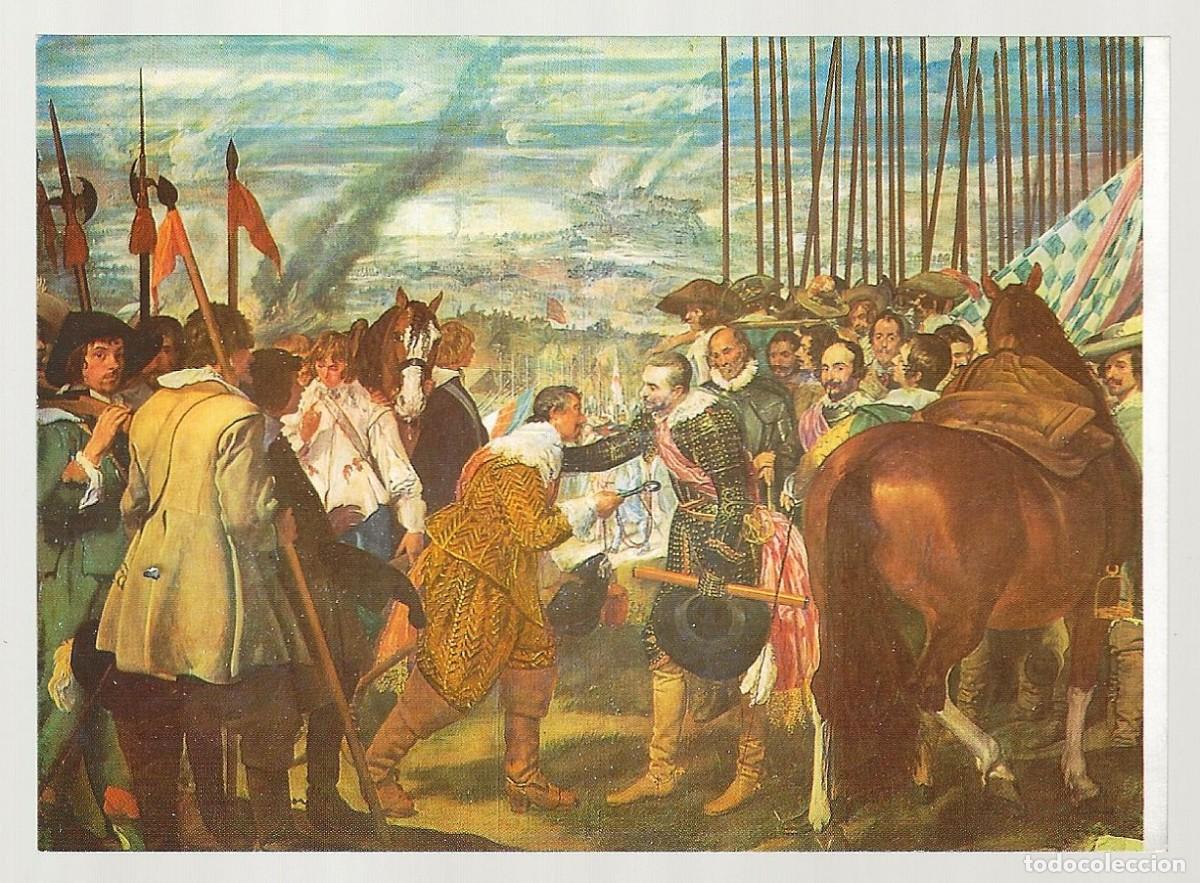 Postales: POSTAL - LA RENDICI&Oacute;N DE BREDA - VEL&Aacute;ZQUEZ - MUSEO DEL PRADO - MADRID - SIN CIRCULAR