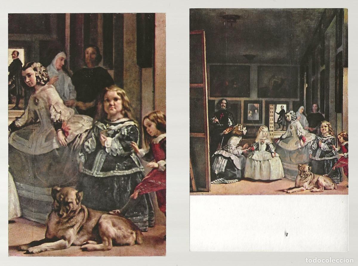 Postales: 2 POSTALES - LAS MENINAS - VEL&Aacute;ZQUEZ - MUSEO DEL PRADO - MADRID - SIN CIRCULAR