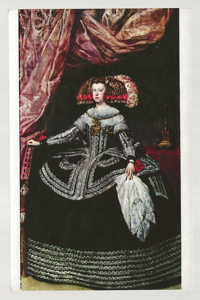 Postales: POSTAL - LA REINA D&Ntilde;A MARIANA DE AUTRIA - VEL&Aacute;ZQUEZ - MUSEO DEL PRADO - MADRID - SIN CIRCULAR