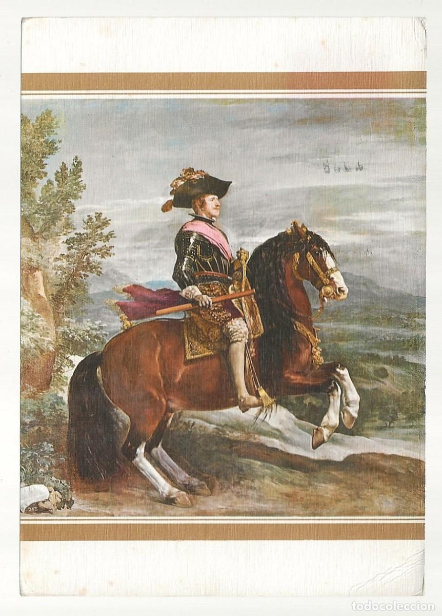 Postales: POSTAL - FELIPE IV ECUESTRE - VEL&Aacute;ZQUEZ - MUSEO DEL PRADO - MADRID - CIRCULADA