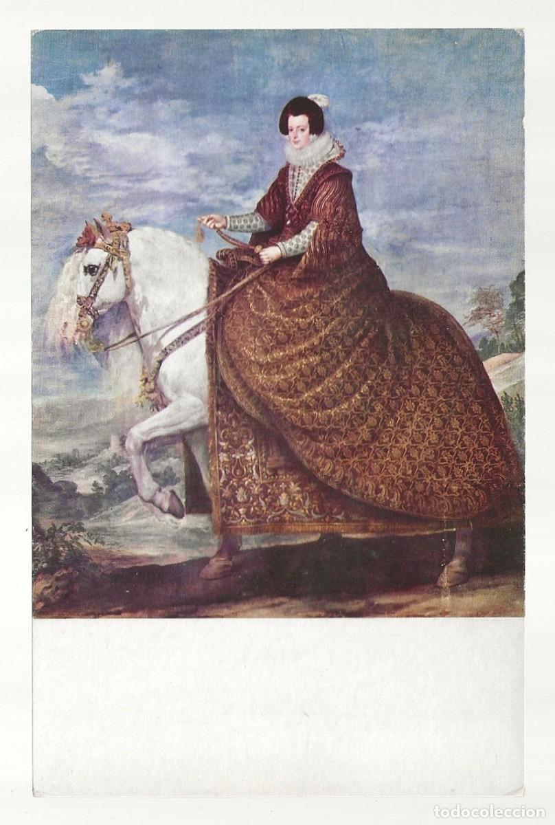 Postales: POSTAL - LA REINA D&Ntilde;A. ISABEL DE FRANCIA - VEL&Aacute;ZQUEZ - MUSEO DEL PRADO - MADRID - S/CIRCULAR