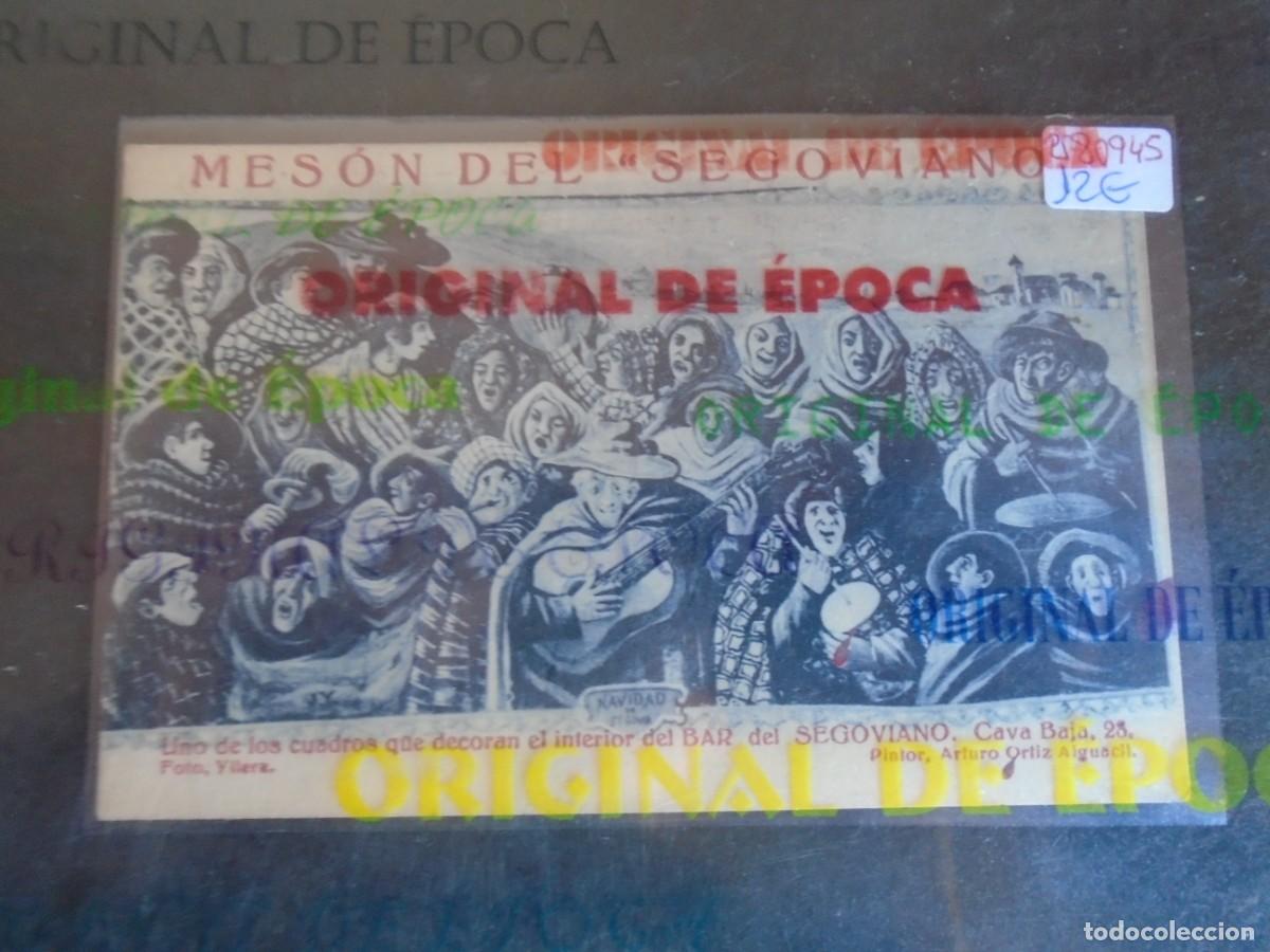 Postales: (PS-80945)POSTAL DE MADRID-MESON EL SEGOVIANO