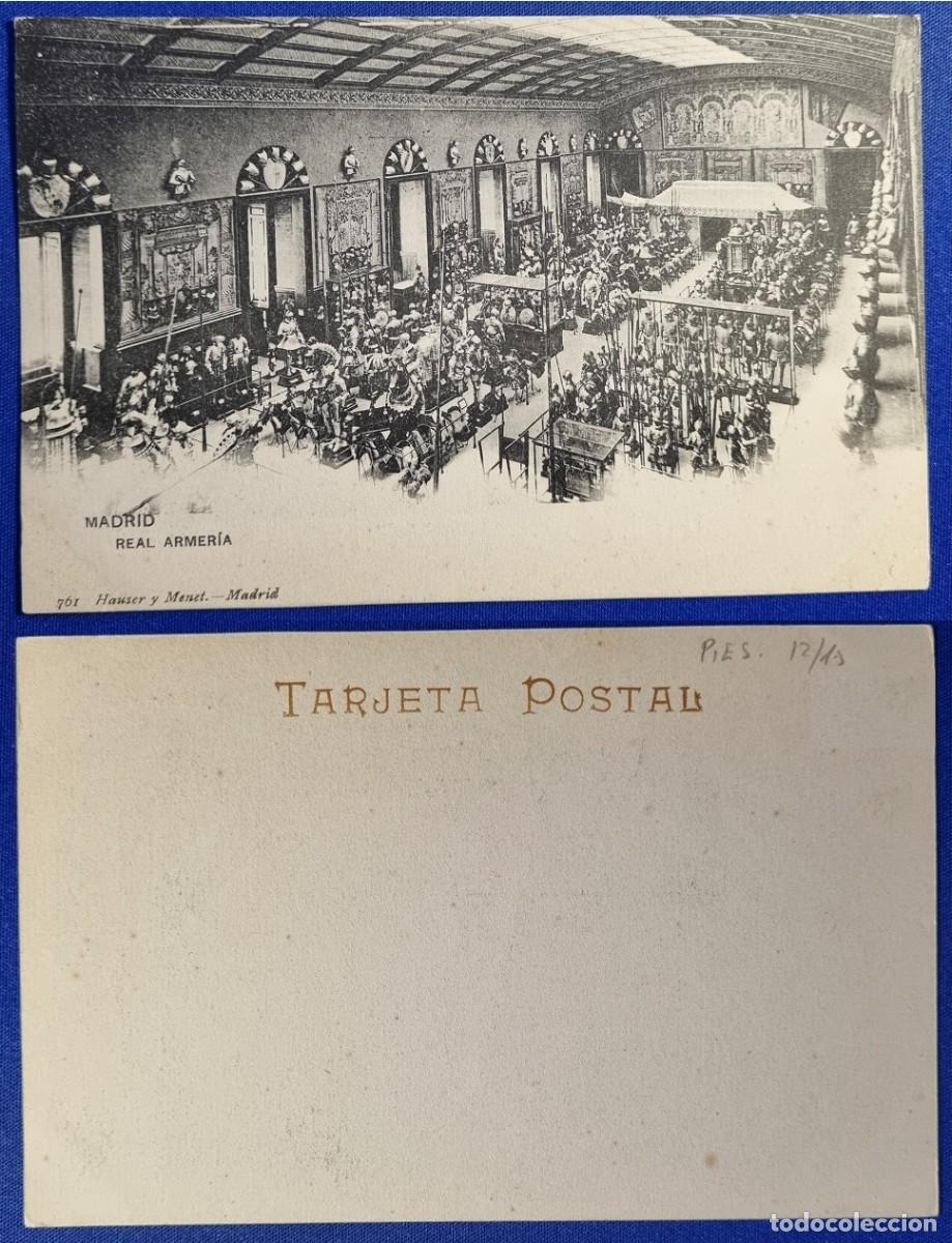 Postales: Postal Madrid Espa&ntilde;a a&ntilde;o 1910. REAL ARMERIA. Ed. HAUSER Y MANET.