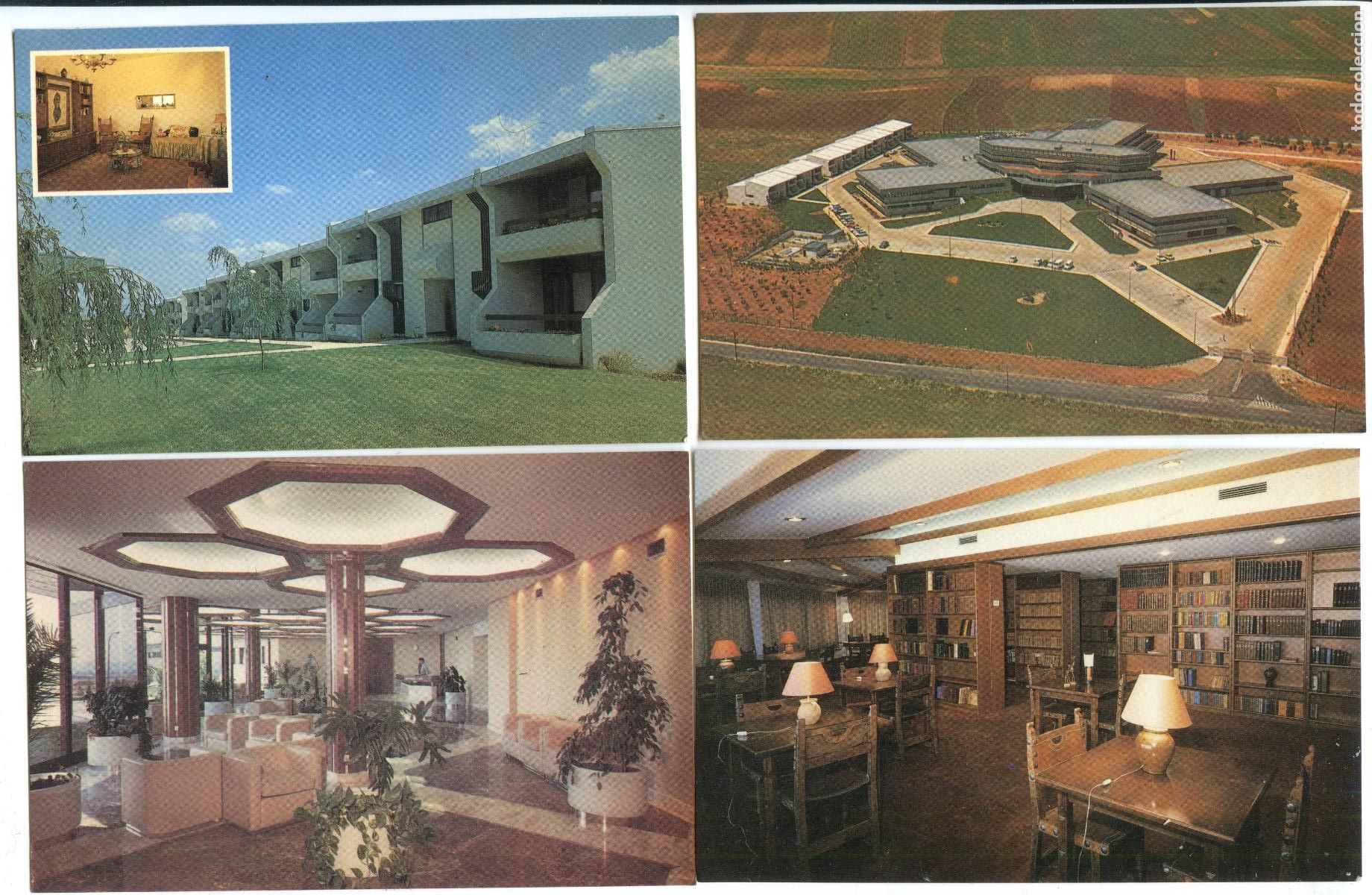 Postales: Casa Betel de Espa&ntilde;a. Testigos de Jehov&aacute;, Ajalvir, Madrid, lote de cuatro postales 1984