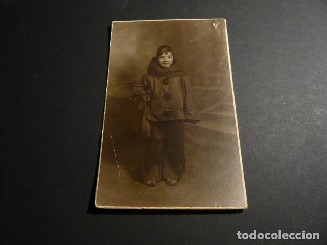 Postales: RETRATO DE NI&Ntilde;O DISFRAZADO DE ARLEQUIN ROTOPHOT FOTOGRAFO MADRID POSTAL FOTOGRAFICA