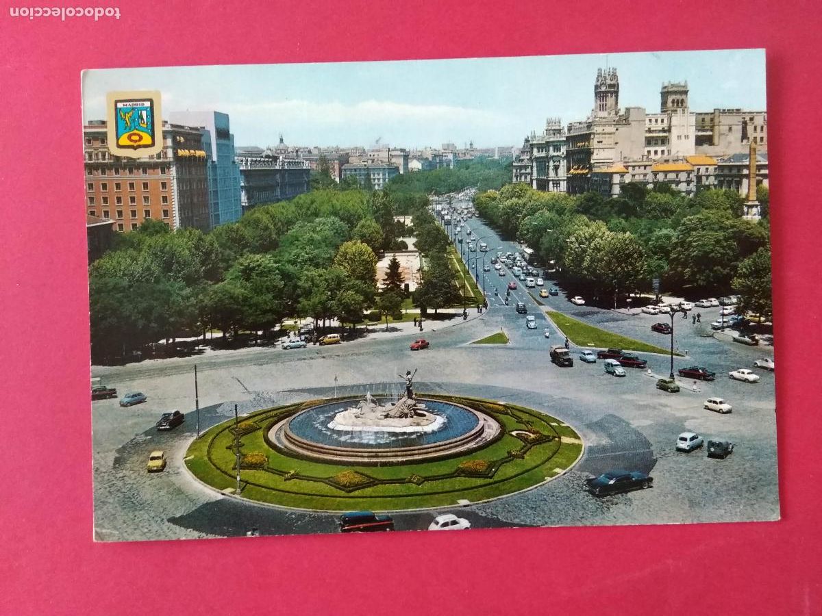 Postales: ANTIGUA TARJETA POSTAL , MADRID , FUENTE DE NEPTUNO