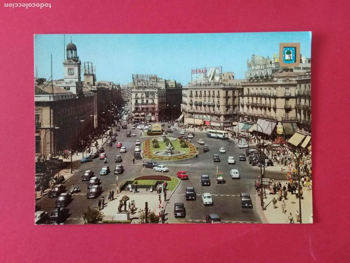 Postales: ANTIGUA TARJETA POSTAL , MADRID , PUERTA DEL SOL