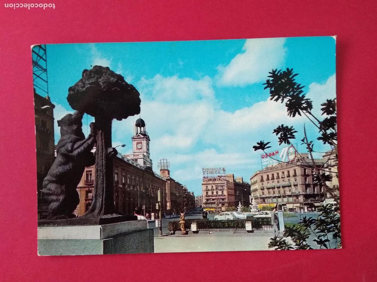 Postales: ANTIGUA TARJETA POSTAL , MADRID , PUERTA DEL SOL