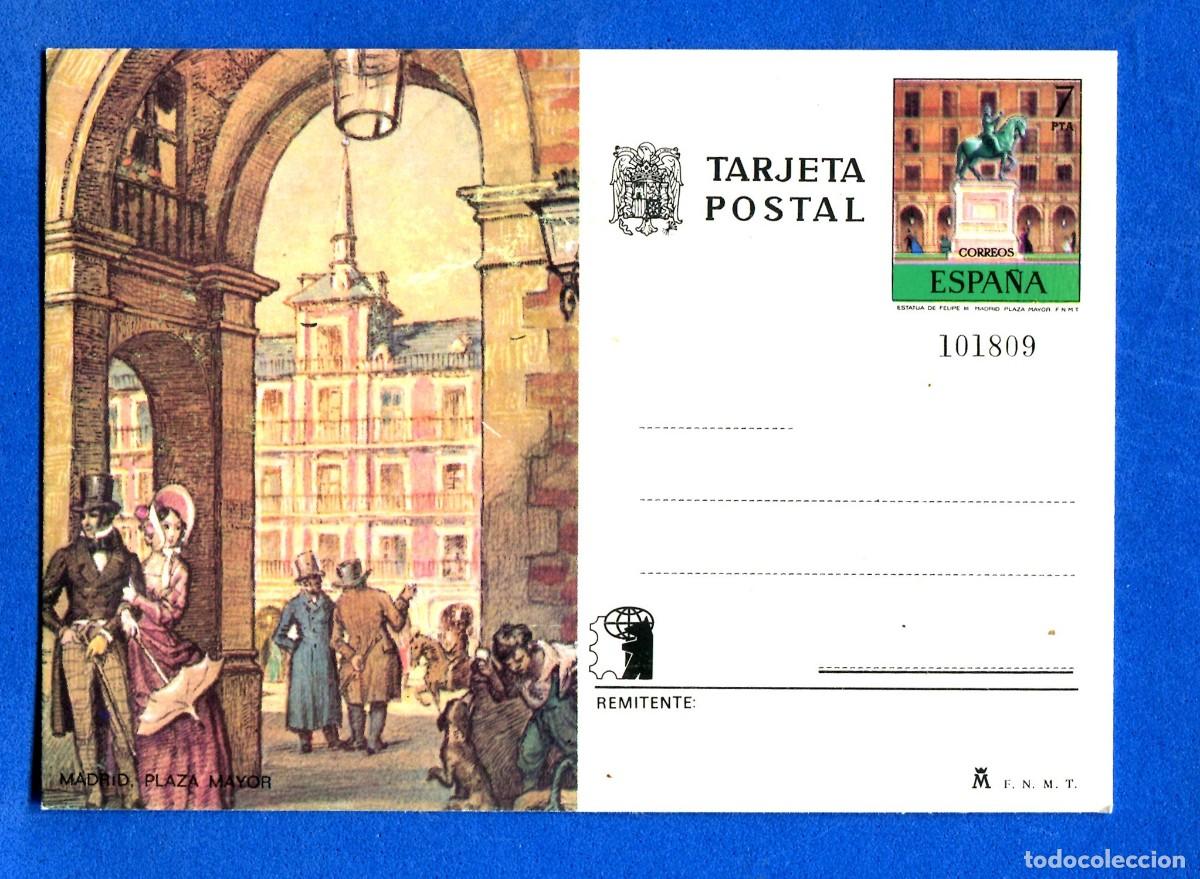 Postales: POSTAL SIN CIRCULAR MADRID PLAZA MAYOR EDITA F.N.M.T