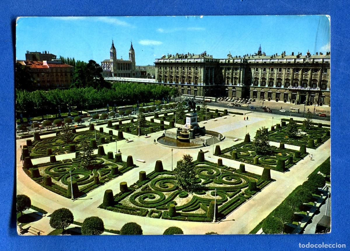 Postales: POSTAL CIRCULADA MADRID 17 PALACIO REAL EDITA GALLEGOS