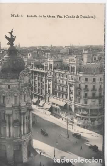 Postales: MADRID SIN ESCRIBIR GRAN VIA