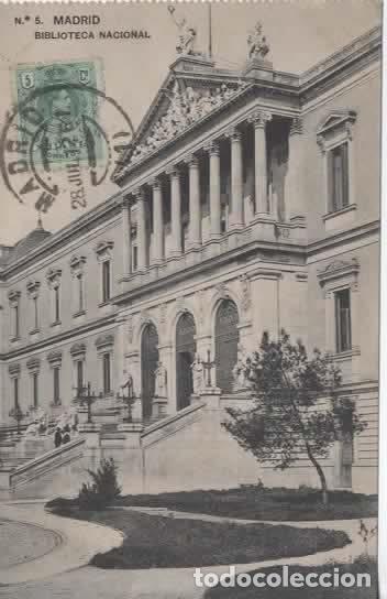 Postales: MADRID ESCRITA BIBLIOTECA NACIONAL