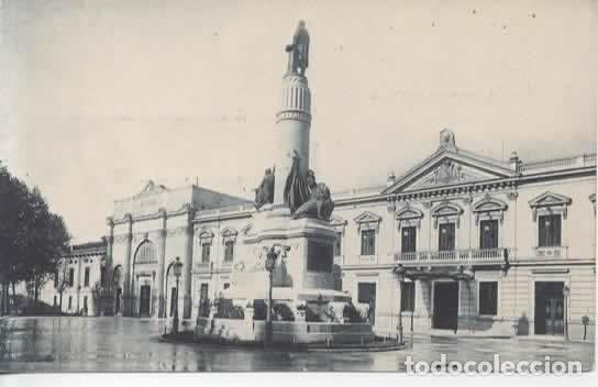 Postales: MADRID SIN ESCRIBIR SENADO Y MONUMENTO A CANOVAS DEL CASTILLO