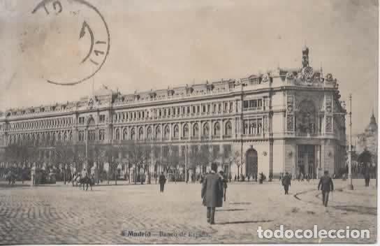 Postales: MADRID ESCRITA BANCO DE ESPA&Ntilde;A