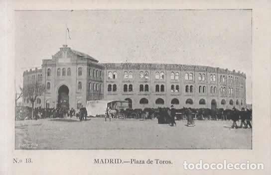 Postales: MADRID DORSO SIN DIVIDIR PLAZA DE TOROS