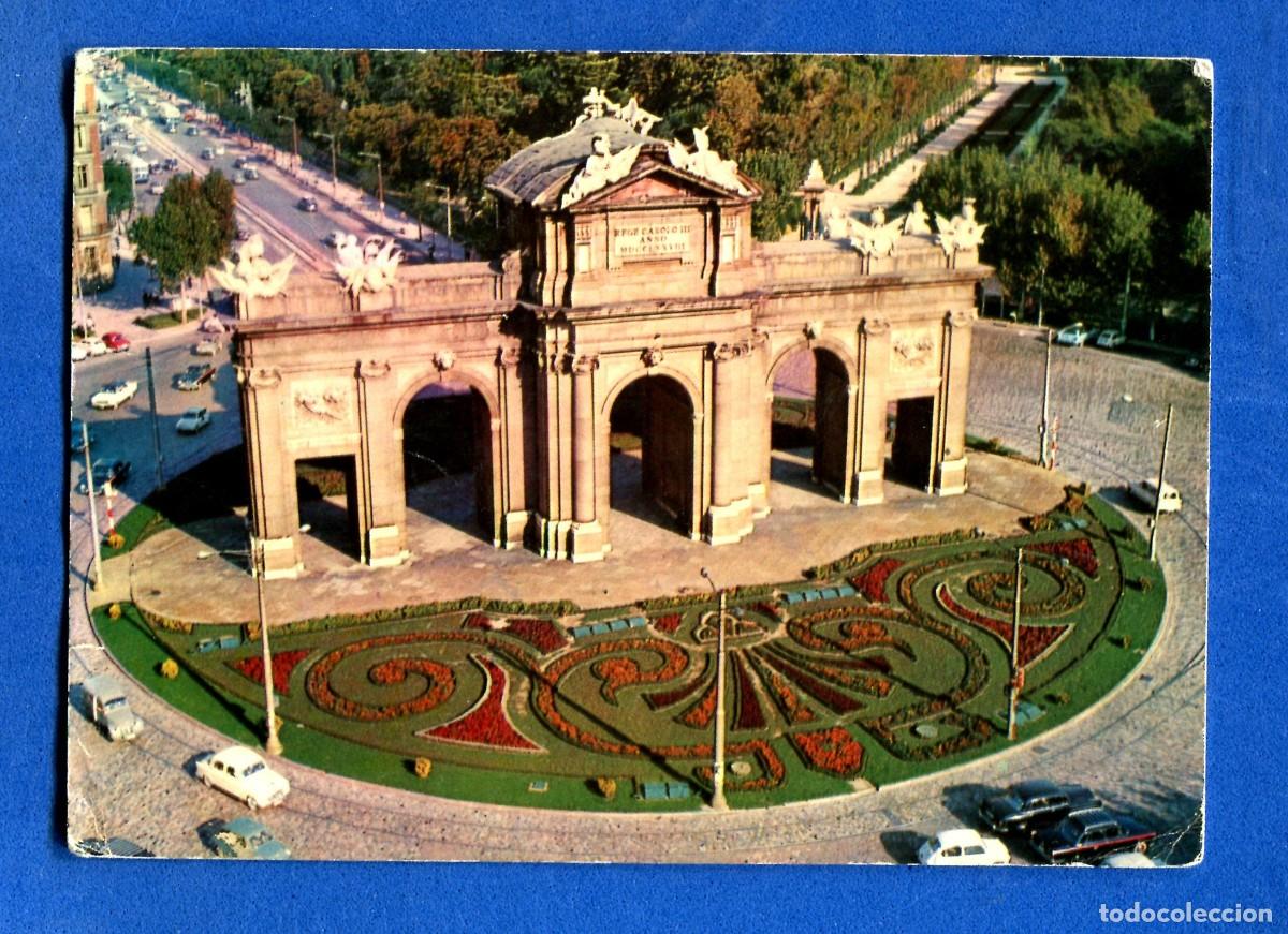 Postales: POSTAL CIRCULADA MADRID 11 PUERTA DE ALCALA EDITA CUSCO