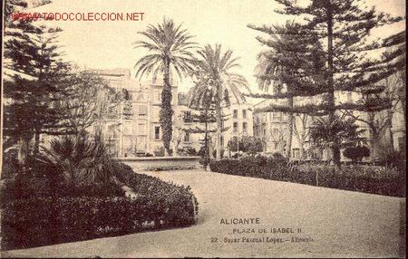 Postkarten: TARJETA POSTAL ANTIGUA N&ordm;22 -PLAZA DE ISABEL II.