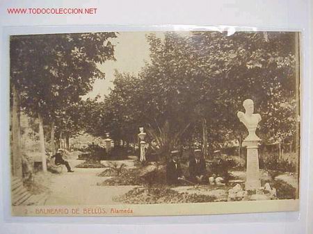 Postais: Postal BALNEARIO DE BELLUS Alameda