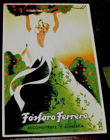 Postkarten: ANTIGUA POSTAL DE PUBLICIDAD DE FOSFORO FERRERO - SERIE 2 N&ordm; 3 - LEVANTE