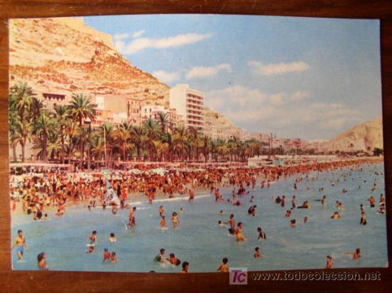Postales: Valencia. Playa del Postiguet - Foto 1