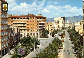 Postkarten: TARJETA POSTAL. CASTELLON. N&ordm; 1. AVENIDA DEL REY D. JAIME. 1962