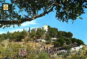 Postales: TARJETA POSTAL. CASTELLON. N&ordm; 16. ERMITORIO DE LA MAGDALENA. ROMERIA