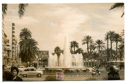 Postais: ALICANTE, FUENTE DESDE LA ESPLANADA A LAS PLAYAS,              P16727