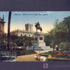 Postales: POSTAL DE VALENCIA: MONUMENT AL REI JAUME (ED.FC)