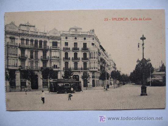 Postales: VALENCIA   - CALLE COLON  - SIN CIRCULAR - Foto 1