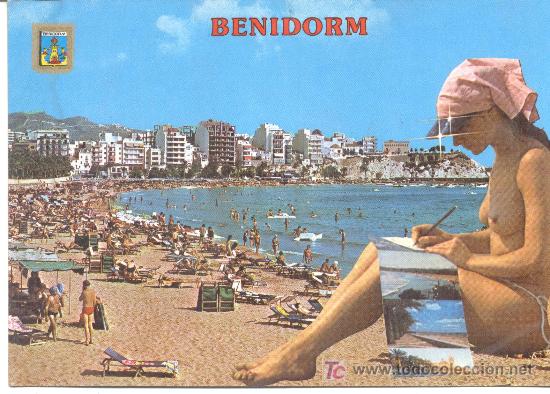 Postales: BENIDORM PLAYA DE PONIENTE - Foto 1