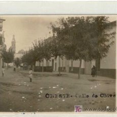 Postales: (PS-4676)POSTAL FOTOGRAFICA DE CHESTE(VALENCIA)-CALLE DE CHIVA