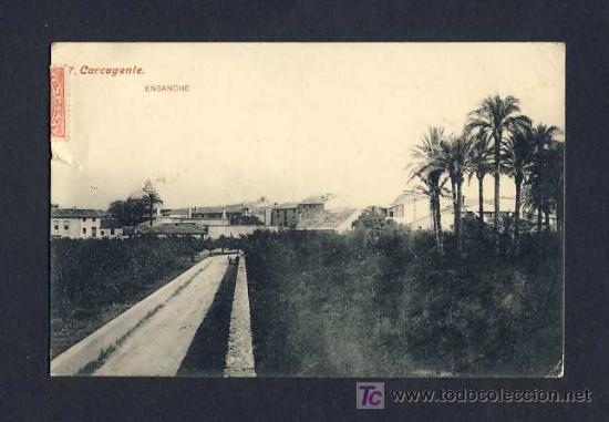 Postales: Postal de CARCAIXENT (Valencia): Eixample (Ed.Lacoste) - Foto 1