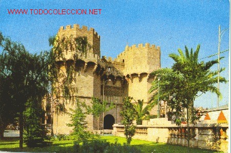 Postales: Valencia: Torres de Serrano - Foto 1