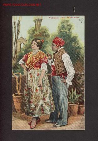 Postales: Postal de VALENCIA: Jardiners (num.13) - Foto 1