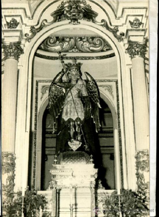 Postales: FOTOGRAFIA ORIGINAL ( al dorso LIRIA IMAGEN DE SAN MIGUEL) A&Ntilde;OS 60 , oferta