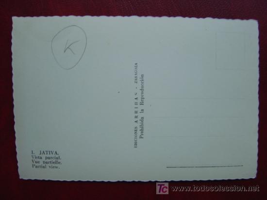 Postales: JATIVA (VALENCIA) - Foto 2