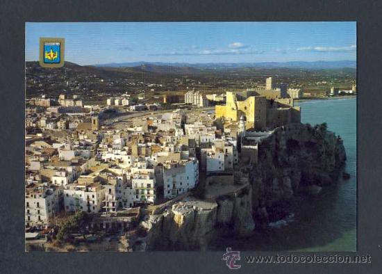 Postcards: Postal de PENISCOLA (Penyiscola, Castell&oacute;): Vista aeria (Ed.Comas Aldea num.141)