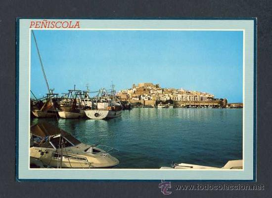 Postales: Postal de PENISCOLA (Penyiscola, Castell&oacute;): Vista del port (Ed.Castell num.47)