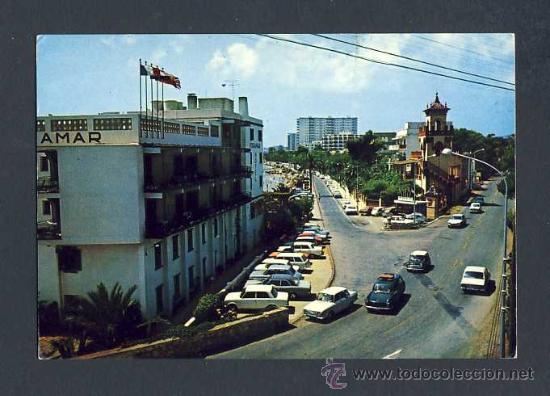 Postales: Postal de BENICASSIM (Castell&oacute;): otel Voramar (Ed.Raker num.18)