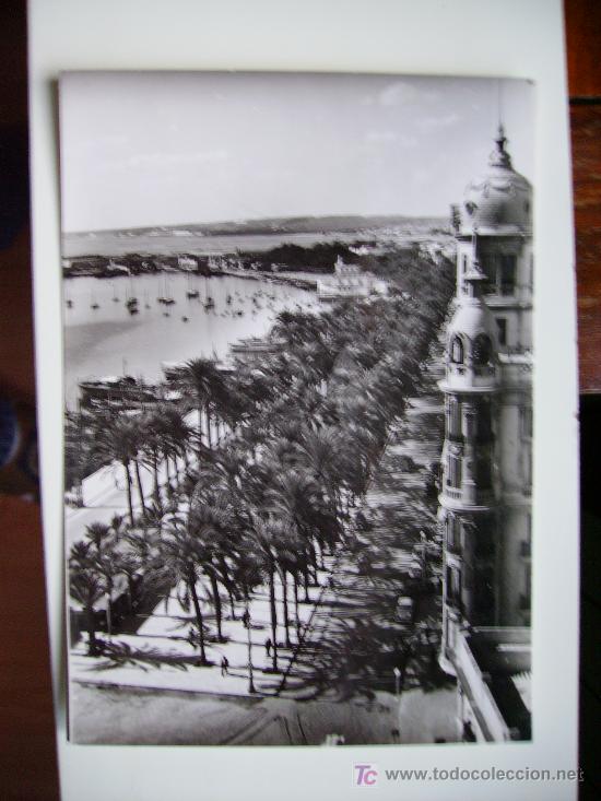 Postcards: alicante, explanada de espa&ntilde;a. puerto