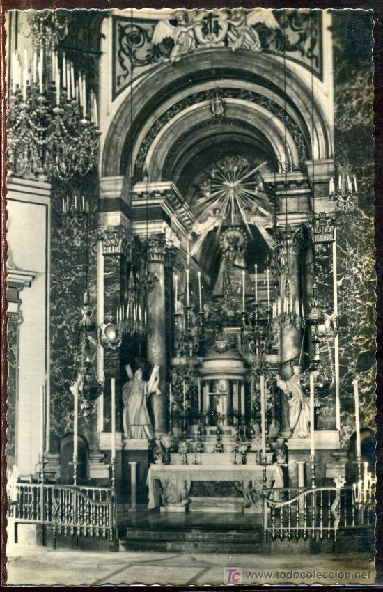 Postais: TARJETA POSTAL DE VALENCIA.N&ordm;129.REAL BASILICA DE LA VIRGEN DE LOS DESAMPARADOS. J.D.P.CLICHE L.EGEA