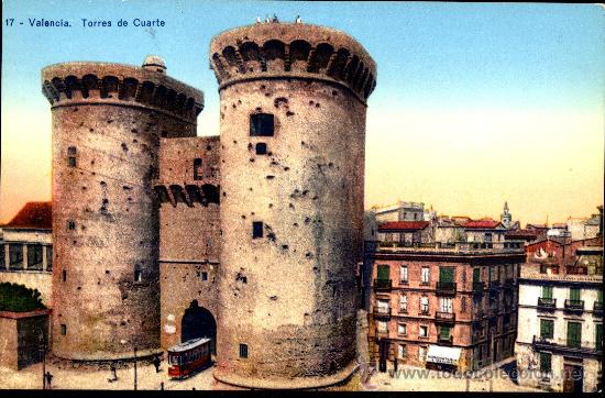 Postales: VALENCIA : Torres del Cuarte - Foto 1