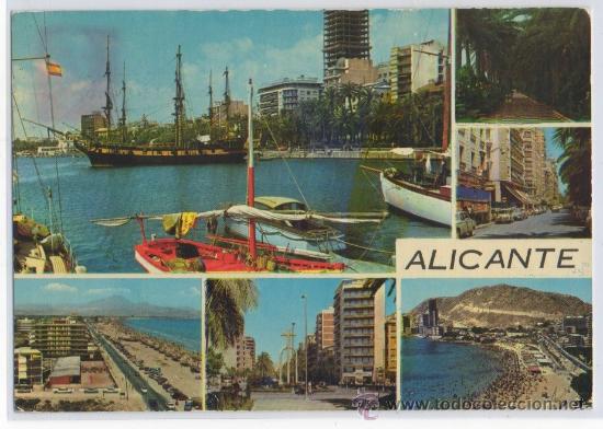 Postcards: TARJETA POSTAL VARIAS IMAGENES ALICANTE