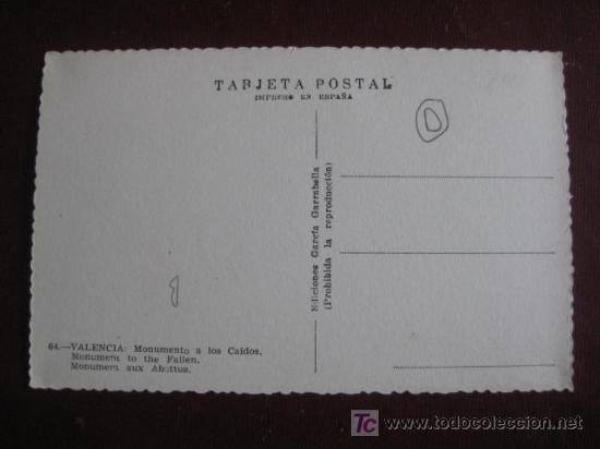 Postales: VALENCIA. - Foto 2