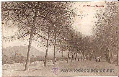 Postkarten: POSTAL JATIVA ALAMEDA