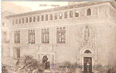 Postkarten: POSTAL JATIVA EL HOSPITAL