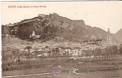 Postkarten: POSTAL JATIVA VISTA DESDE LA LINEA FERREA