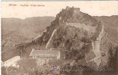 Postkarten: POSTAL JATIVA CASTILLO VISTA INTERIOR